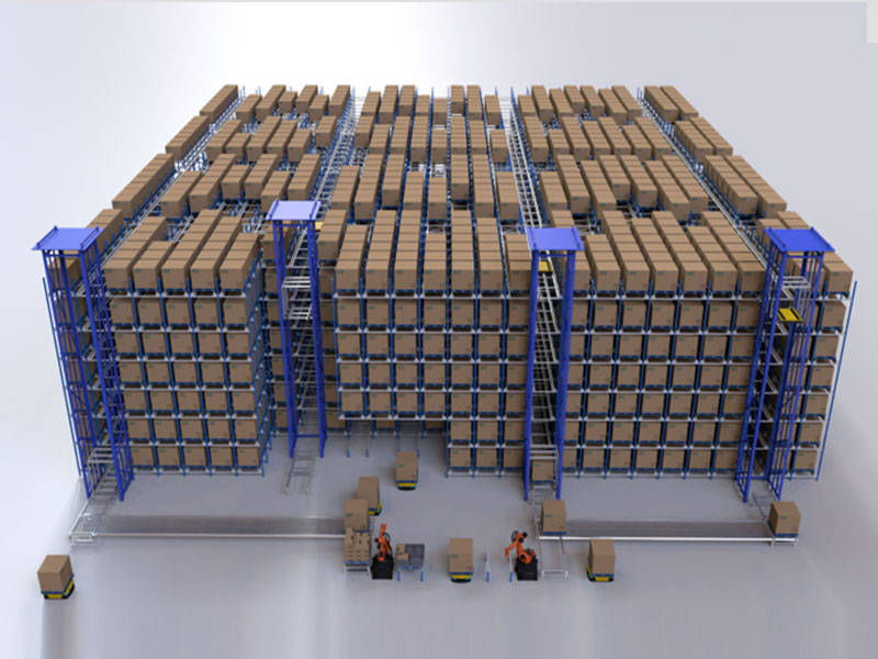 穿梭式密集货架-四向