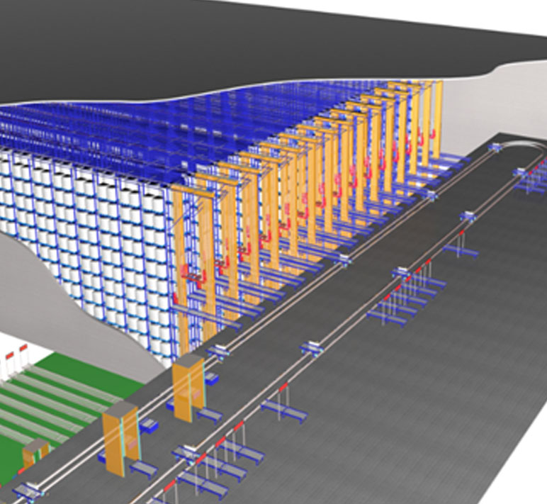 某国内食品厂成品智能立体仓库